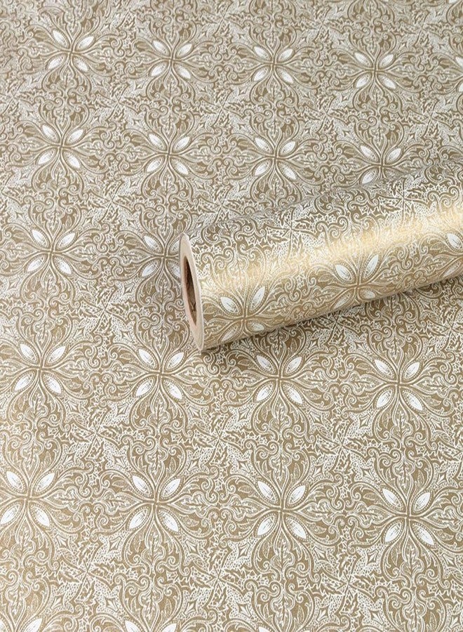 PIXELPACE Self Adhesive Peel Stick 45 x 304 cm Waterproof Abstract Flower Wallpaper for Living Room Hall Bedroom Decoration PVC Vinyl DIY Wall Stickers, Count of (1, Modern Style-4) - Image 1